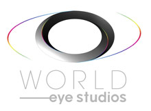 WORLD EYE TV & Film STUDIOS Logo