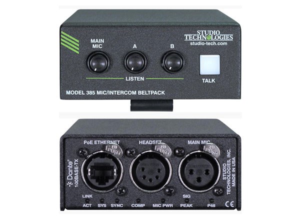 Beltpack For Broadcast And Live-Event Audio