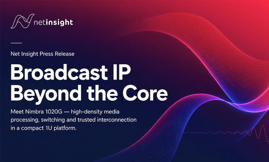 For High-Density Live IP Media Workflows