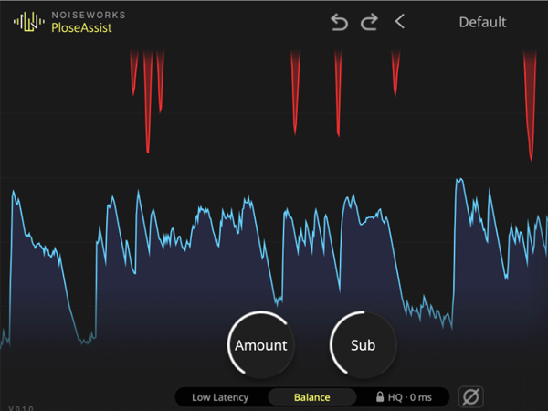 For Automatic Plosive Removal